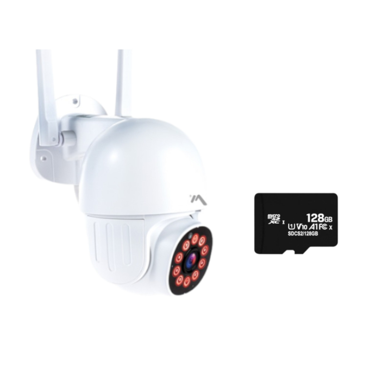 Cámara Seguridad WiFi Exterior Robotizada con memoria 128GB.