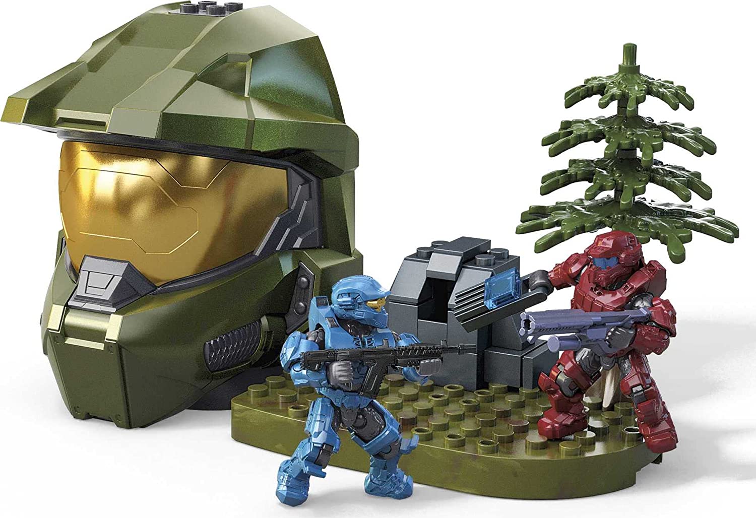 MEGA Halo CASCO VERDE Juguete de Construcción