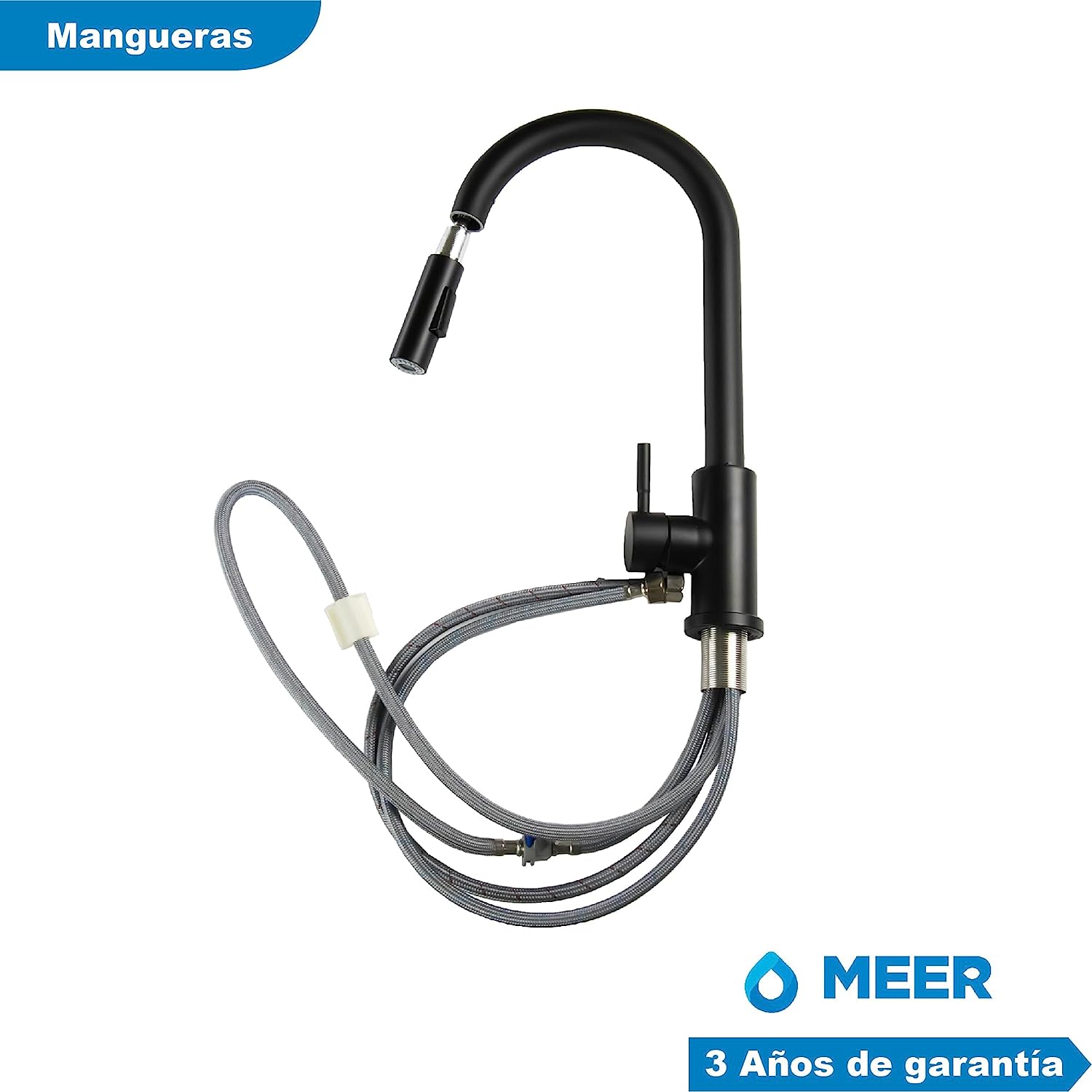 CNX Tarja Sencilla de Acero Inoxidable (59 cm x 45 cm), Incluye Mezcladora Monomando y Kit de Instalación .