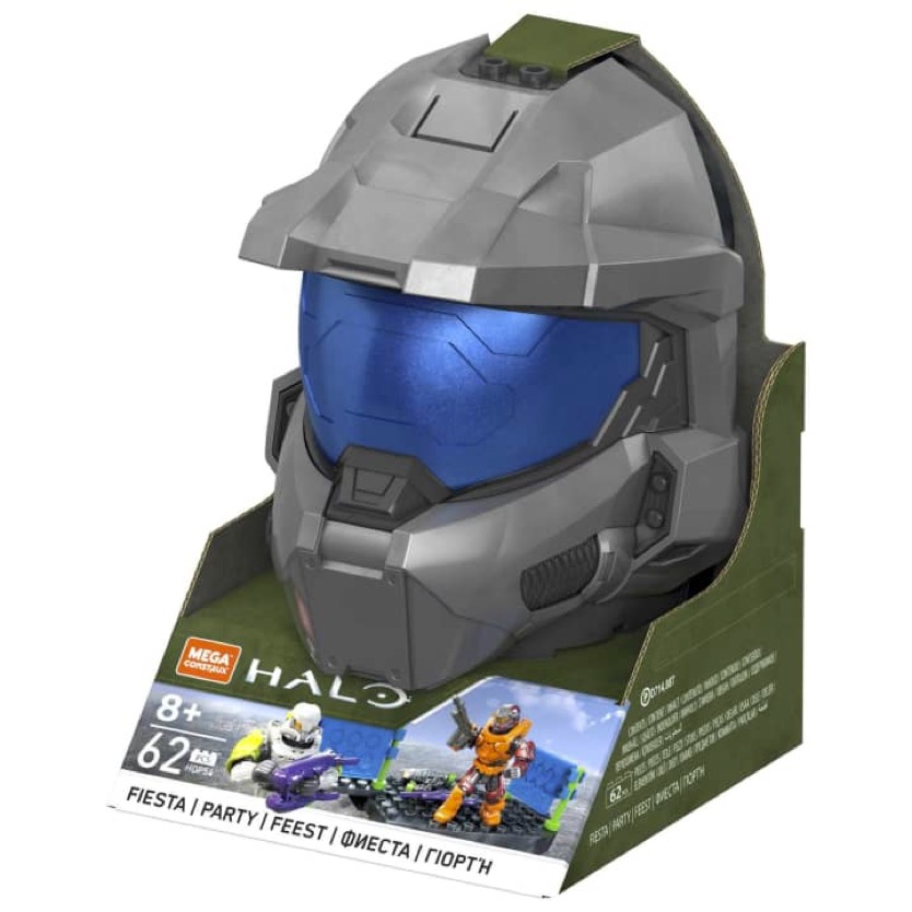 Mega Halo Casco GRIS Juguete De Construcción PARTY