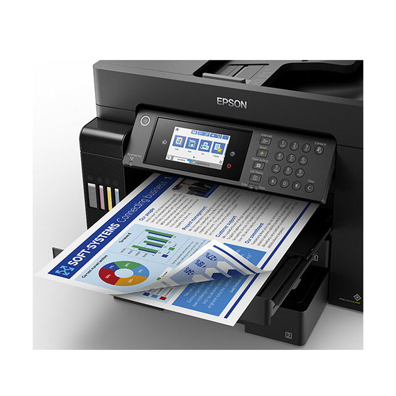 Multifuncional Epson EcoTank L15150 Color Inyección Tanque de Tinta Inalámbrico Negro