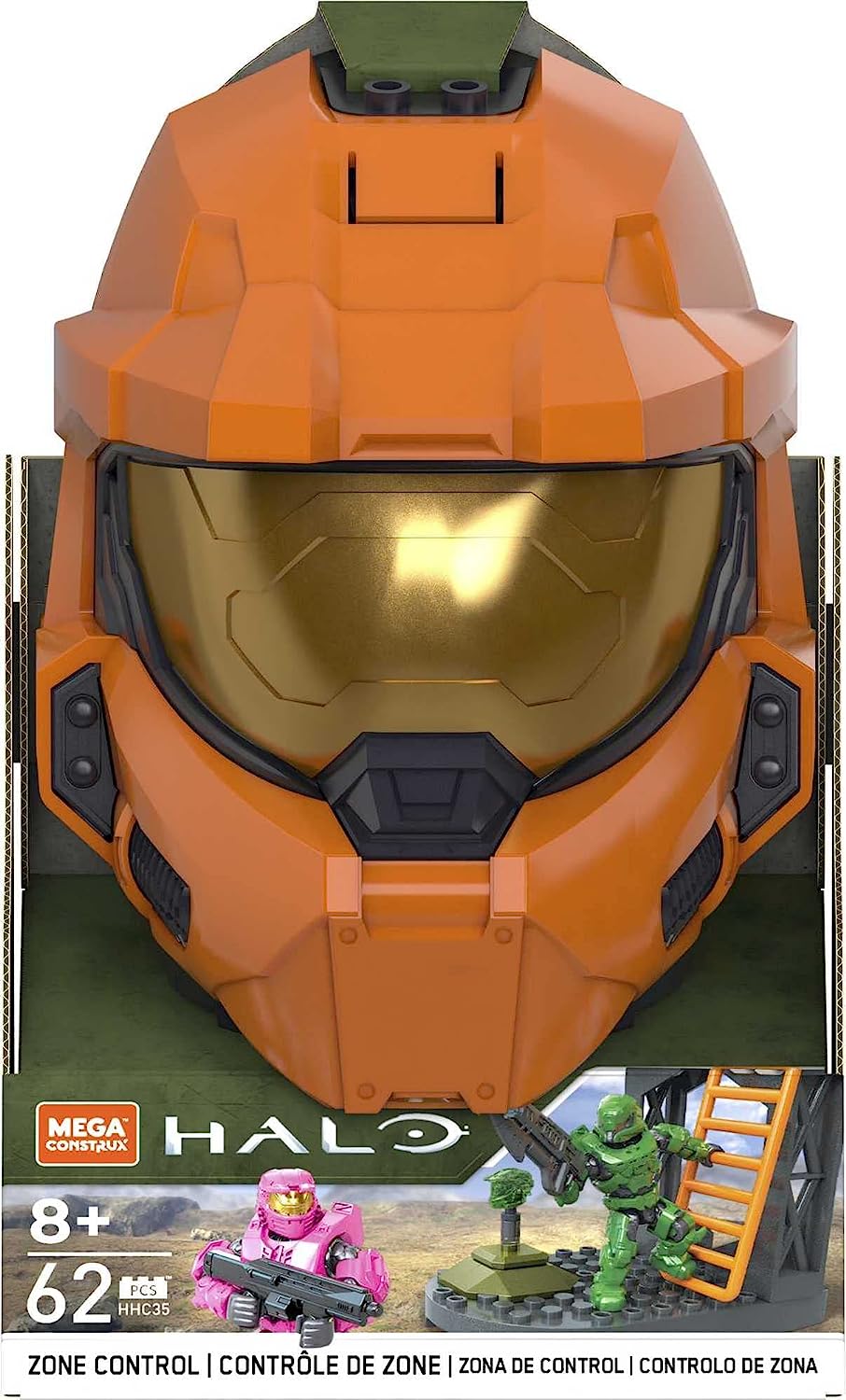 Mega Halo Casco NARANJA ZONA DE CONTROL
