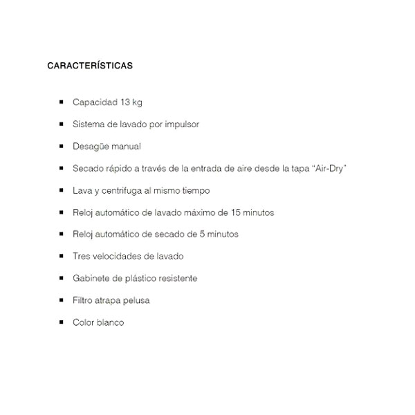 Lavadora Semiautomática Koblenz Doble Tinas 13kg Ldm-13b