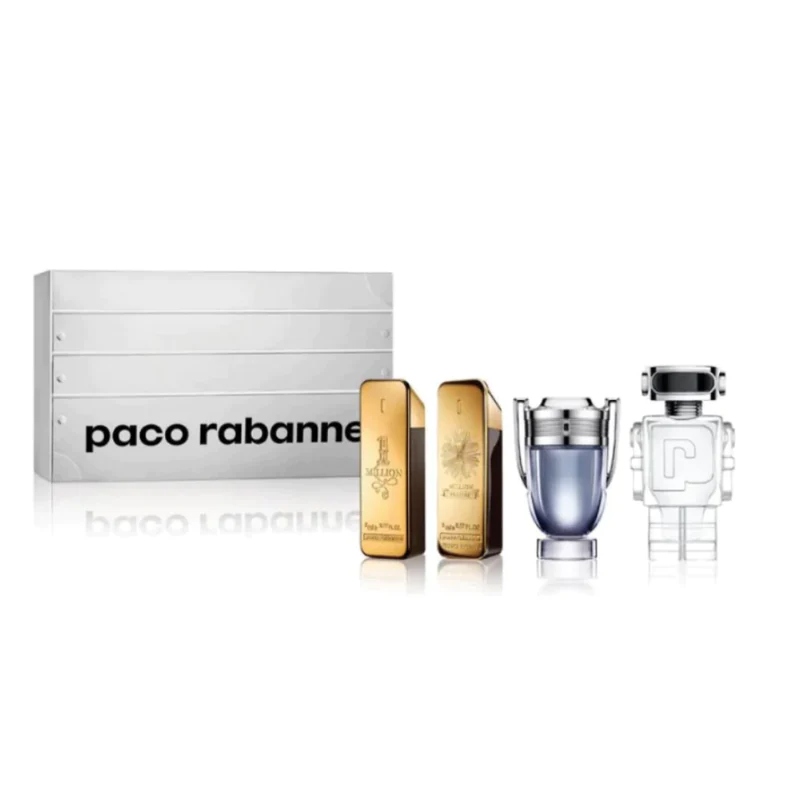 Mini Set 4 Piezas Travel Exclusive Hombre Paco Rabanne 5ML