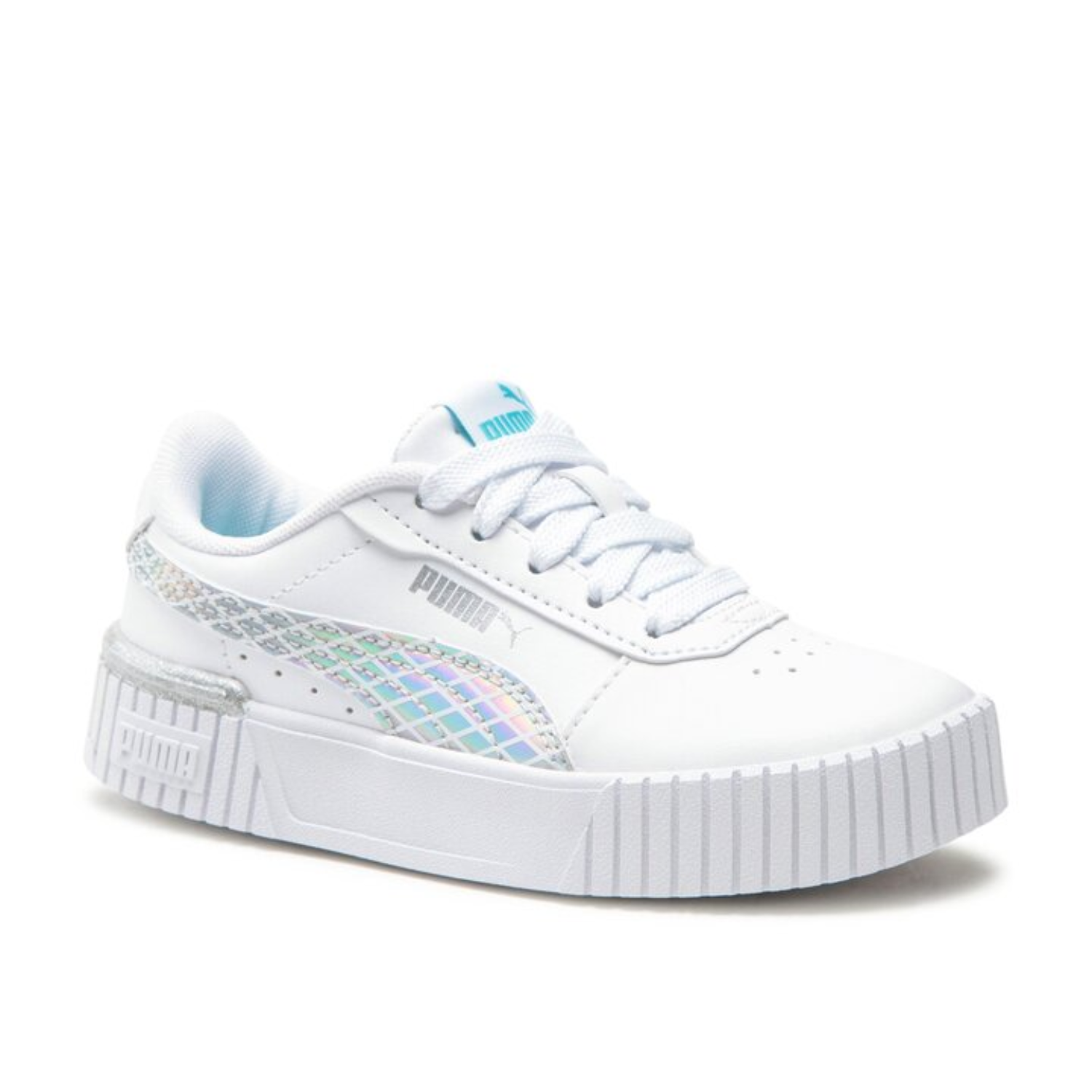 Tenis Casual Puma Carina 2.0 Mermaid PS Blanco Nina 389743 01