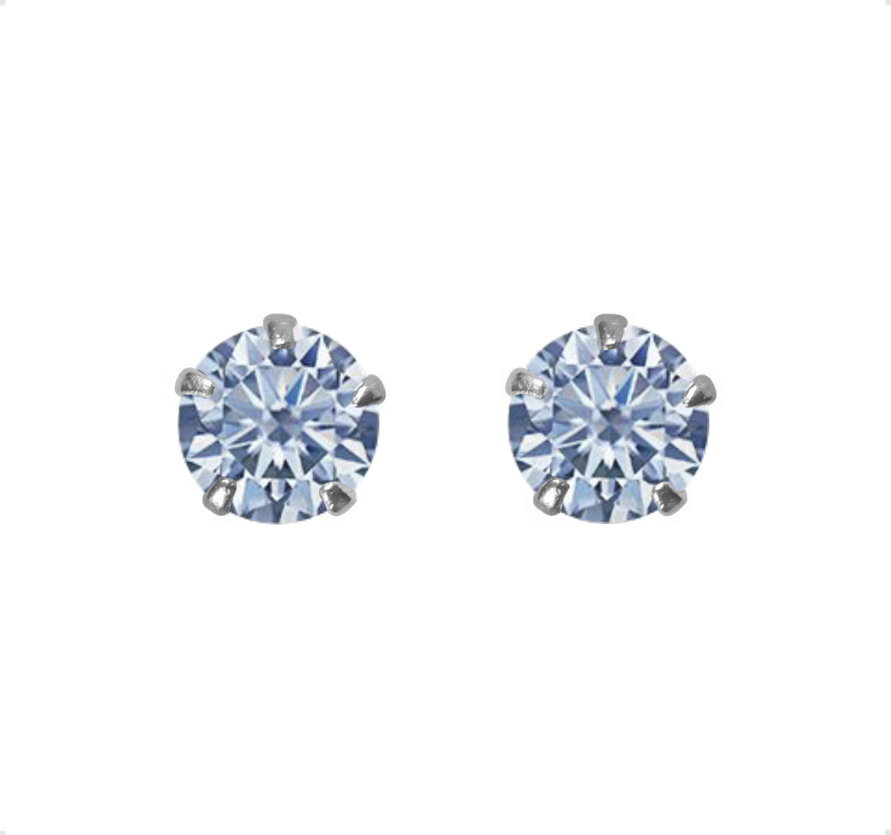 Aretes | Broqueles Oro Sólido 14k Diamante Moissanita 1.0ct