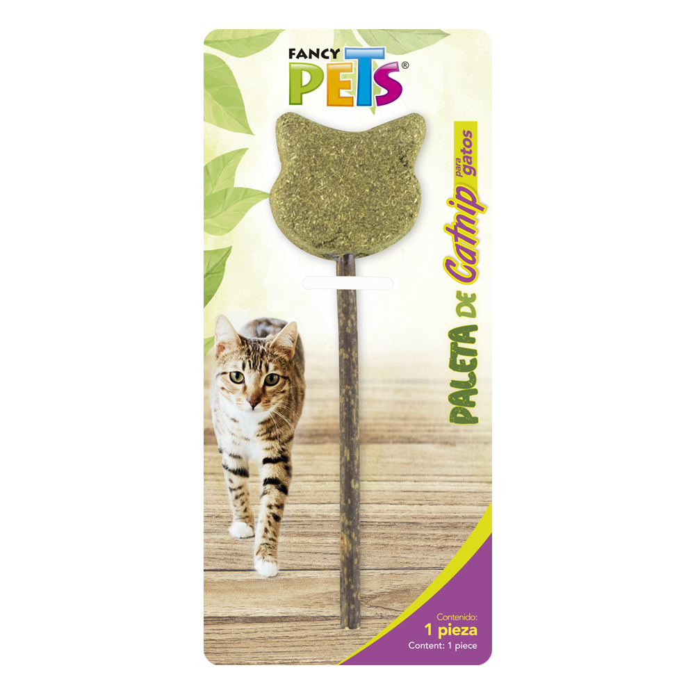 PALETA DE CATNIP GATO