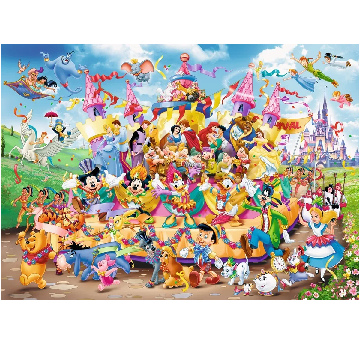 Rompecabezas Carnaval Disney Ravensburger 1000 Pzs