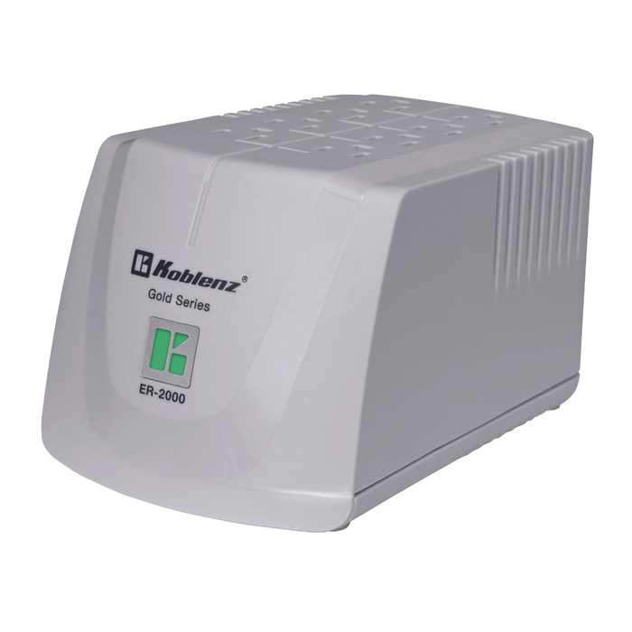 KOBLENZ ER-2000 regulador de voltaje para equipo electrónico, 8 contactos (colores aleatorios)