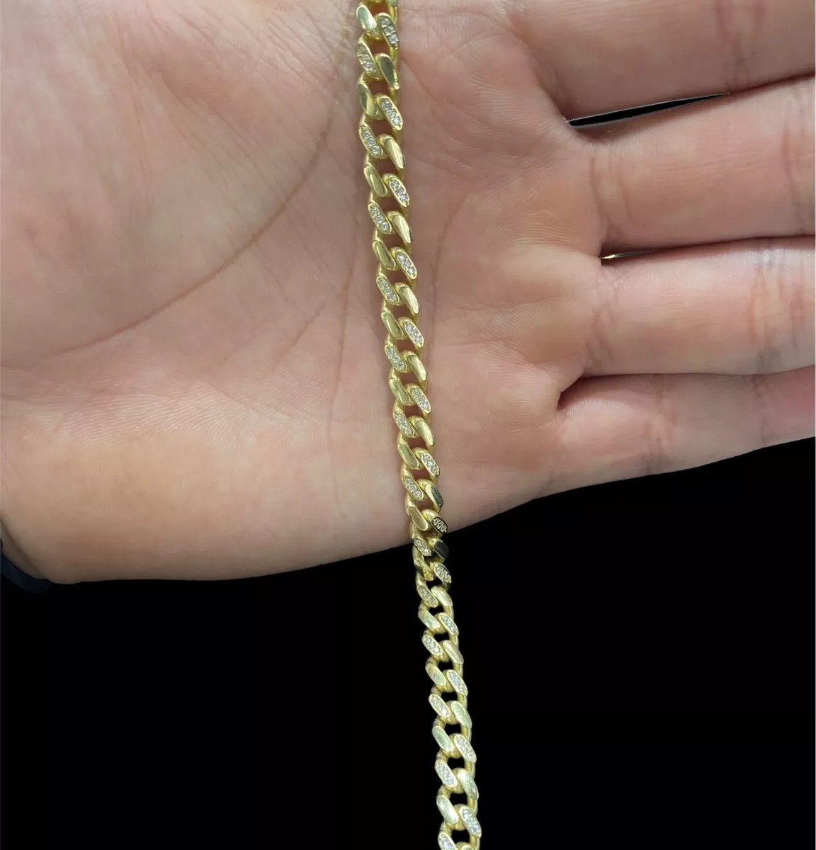 Bonita Pulsera Barbada En Oro De 10 Kilates + Regalo