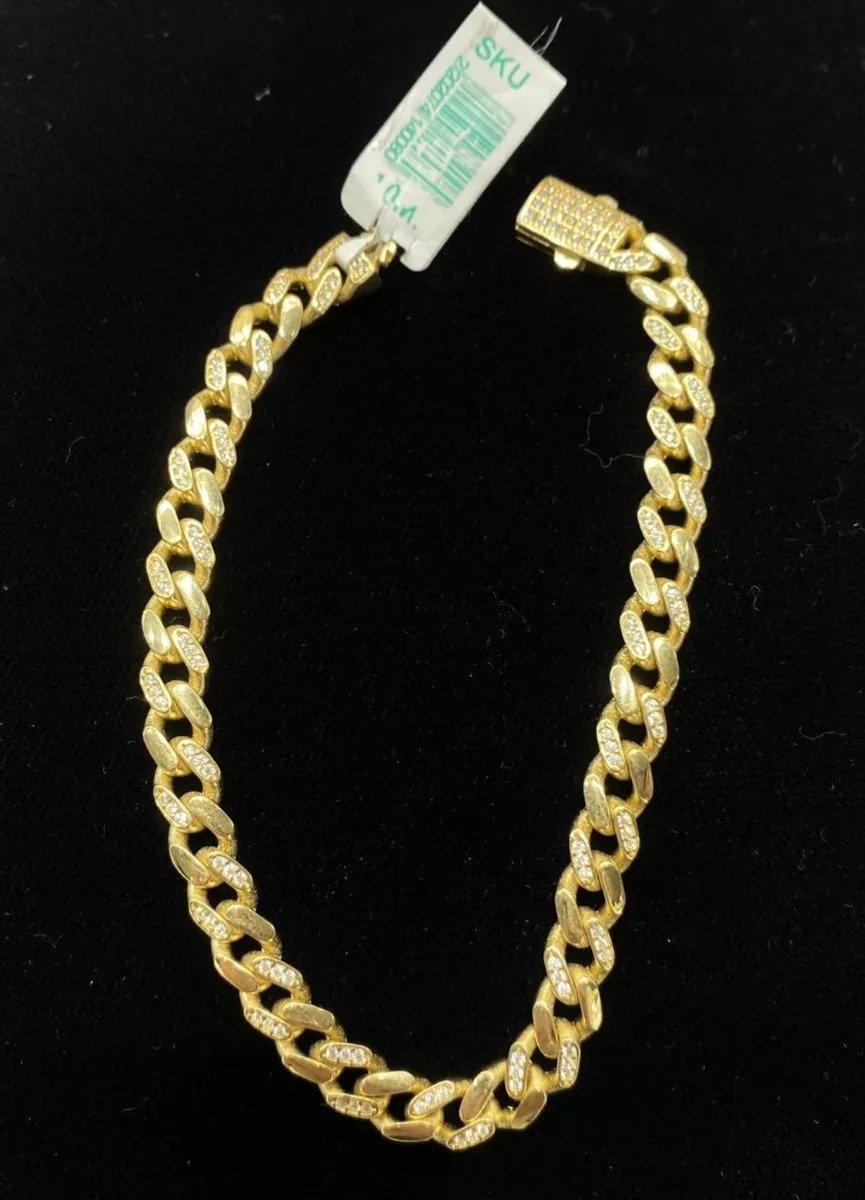 Bonita Pulsera Barbada En Oro De 10 Kilates + Regalo