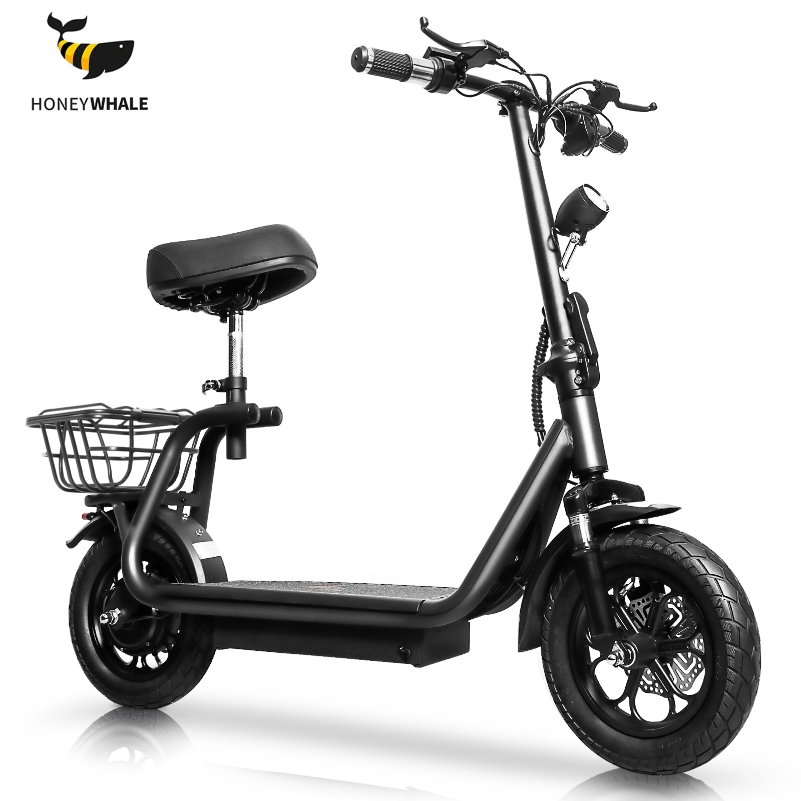 Scooter Eléctrico Honey Whale M5 Pro Color Negro