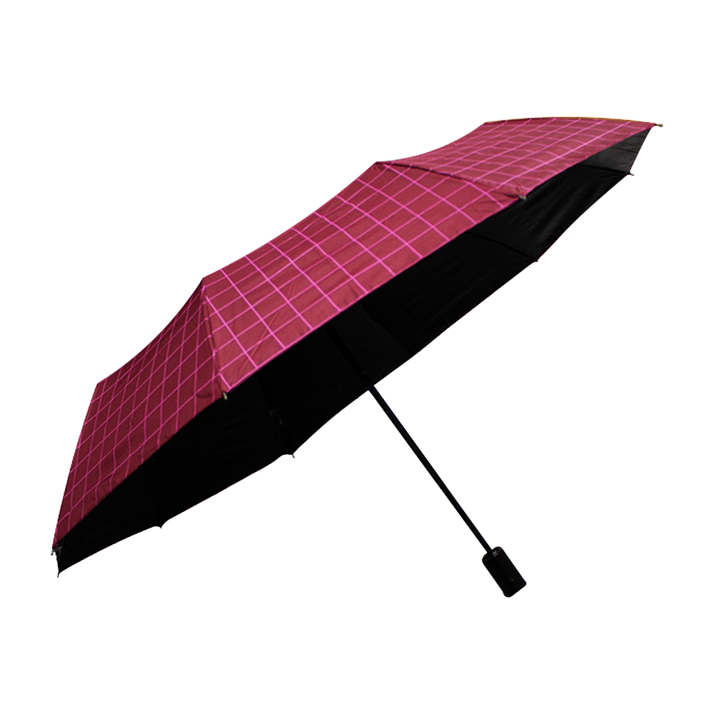 Paraguas de bolsillo Reforzado, Sombrilla Resistente a Vientos y Lluvias Fuertes, Mango Ergonómico y automático, Paraguas Unisex Grande con funda incluida, Fácil de Transportar y Reforzado con 10 varillas.