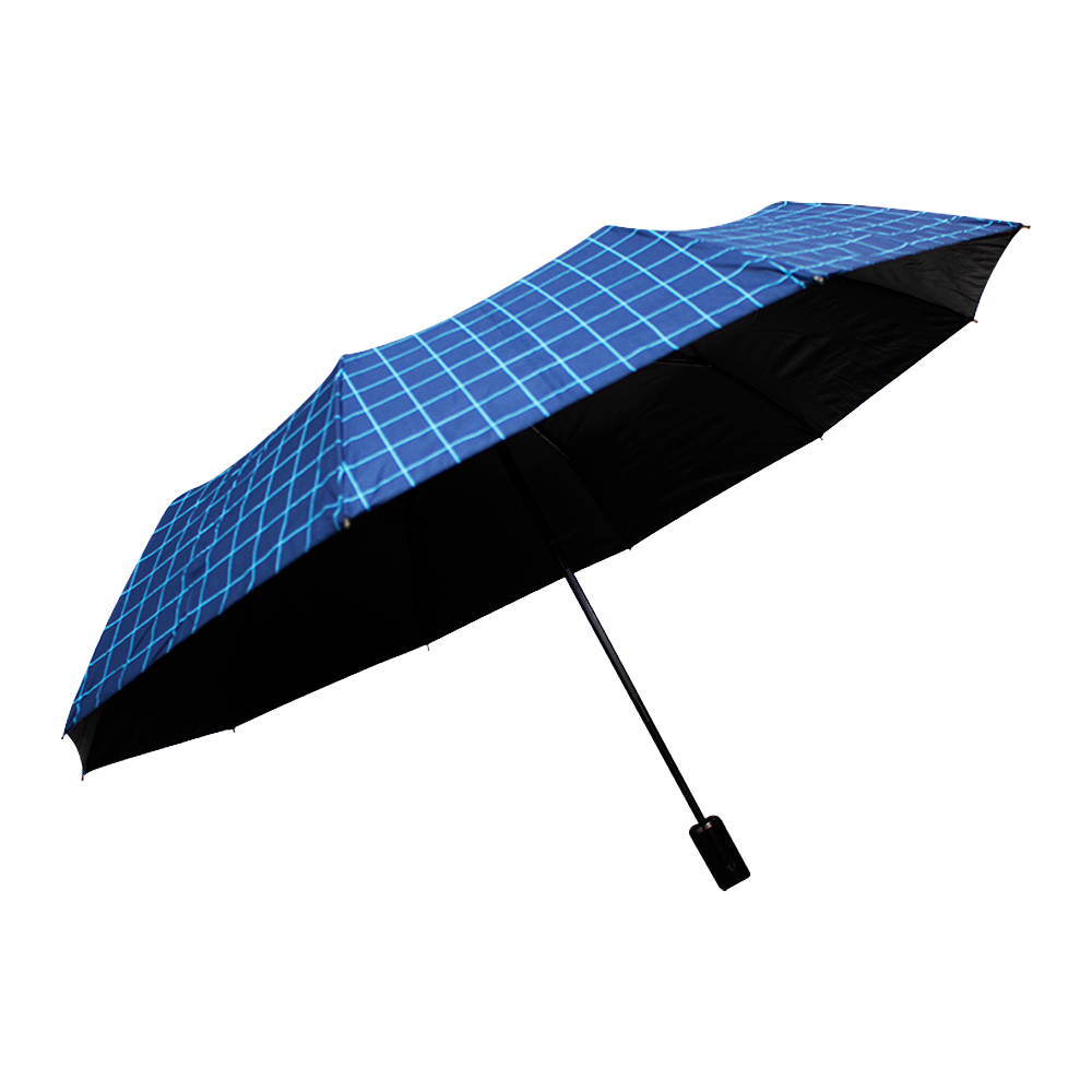 Paraguas de bolsillo Reforzado, Sombrilla Resistente a Vientos y Lluvias Fuertes, Mango Ergonómico y automático, Paraguas Unisex Grande con funda incluida, Fácil de Transportar y Reforzado con 10 varillas.