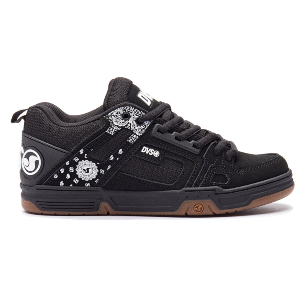 Tenis DVS Comanche 968 BLK WHT PRT.