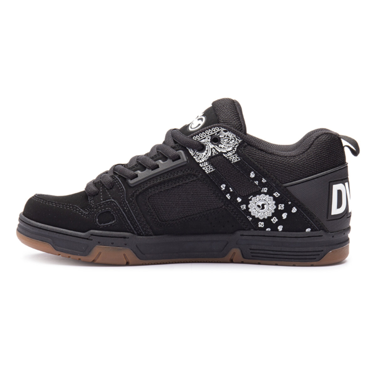 Tenis DVS Comanche 968 BLK WHT PRT.