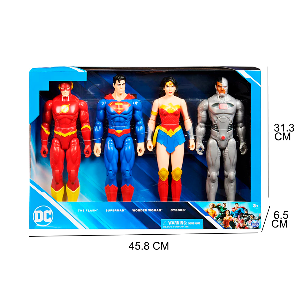 Figuras de acción Spin Master 6063843  Liga de la Justicia 12 Pulgadas