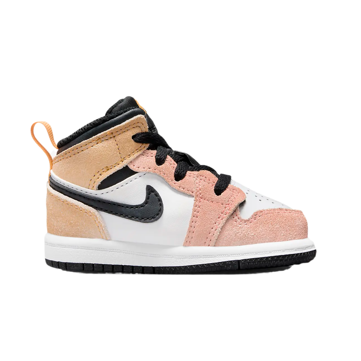 Tenis Casual Nike Jordan 1 Mid Naranja para Beb DX4366 800