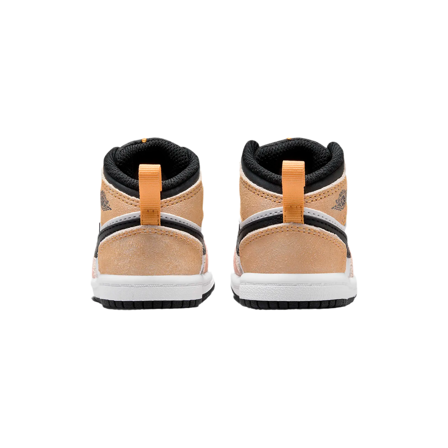 Tenis Casual Nike Jordan 1 Mid Naranja para Bebé DX4366-800