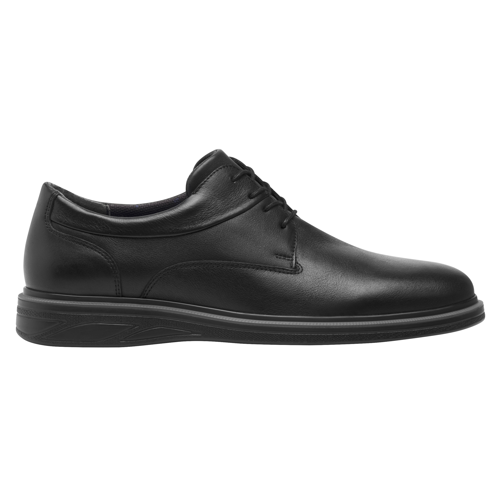 Zapato Negro Clasicos Flexi Hombre Derby 413101 Semi Vestir