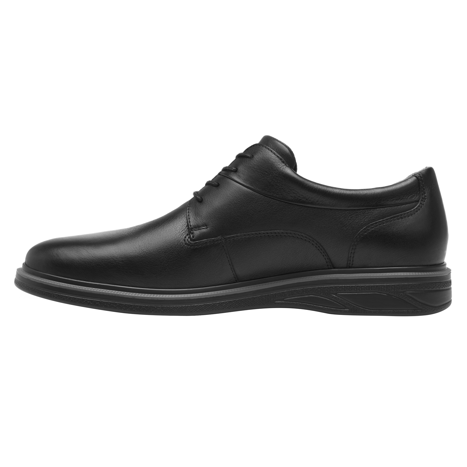 Zapato Negro Clasicos Flexi Hombre Derby 413101 Semi Vestir