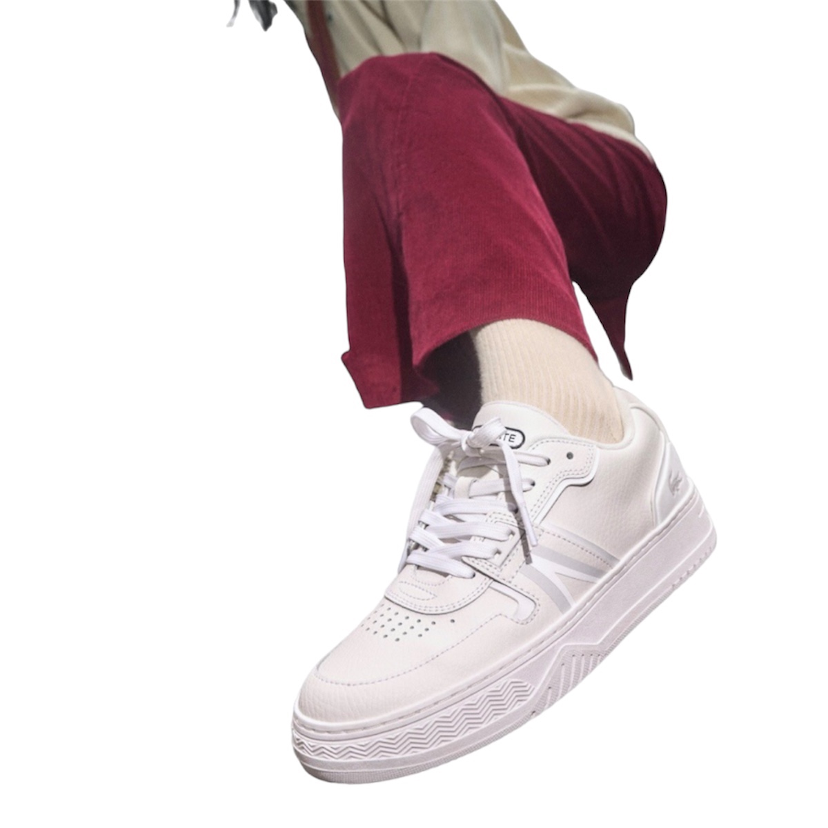 Sneakers De Piel Lacoste 100% Original Y Nuevo Para Hombre 