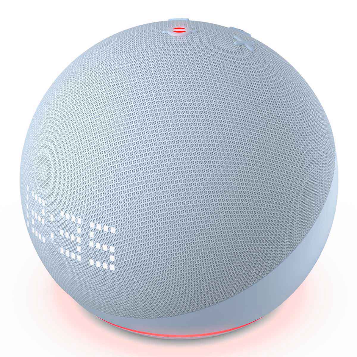 Alexa Amazon C4E8S3 Echo Dot 5TA Genración con Reloj Blanca