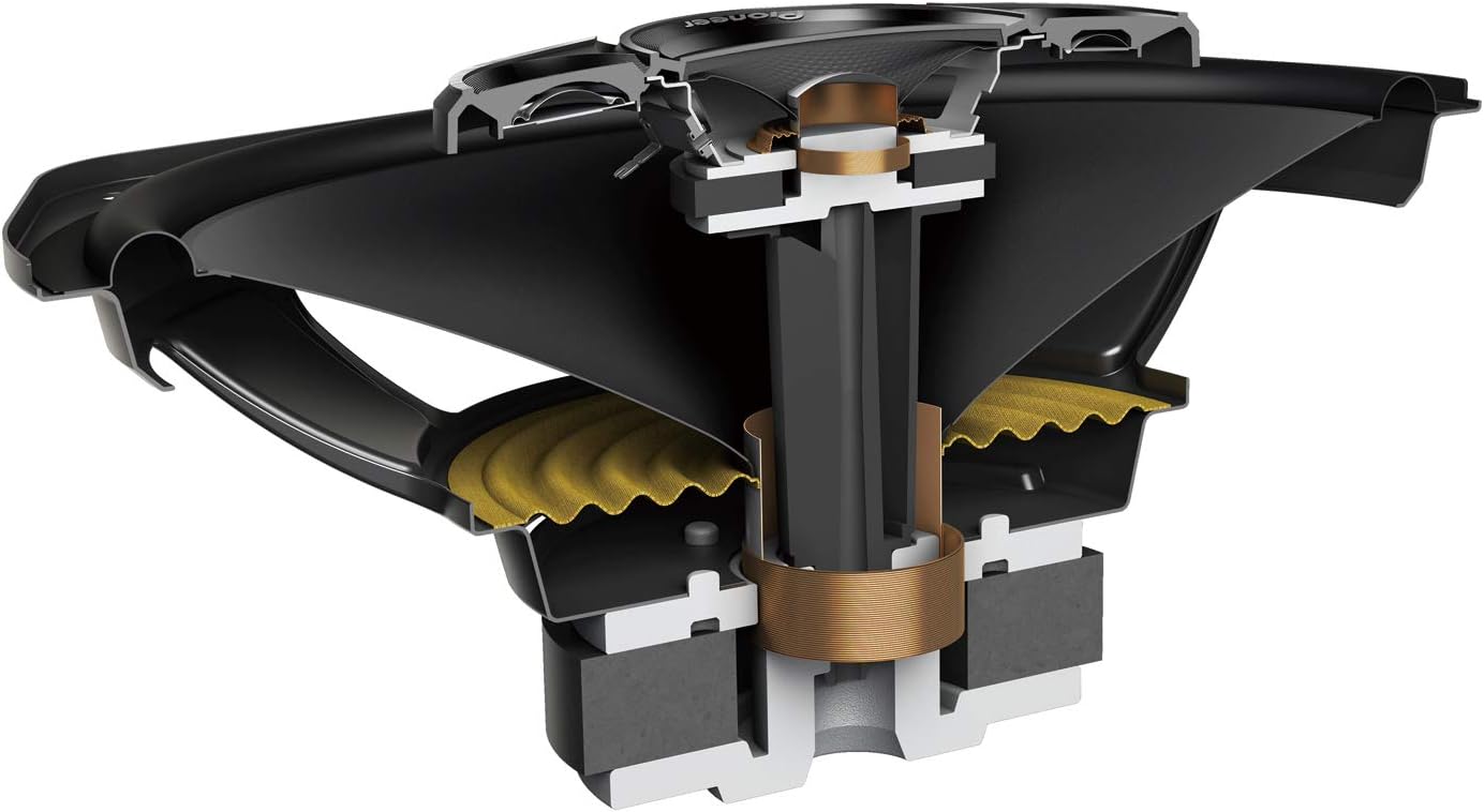 Bocina para Auto 6X9", 3 Vías, 240 Watts Marca Pioneer