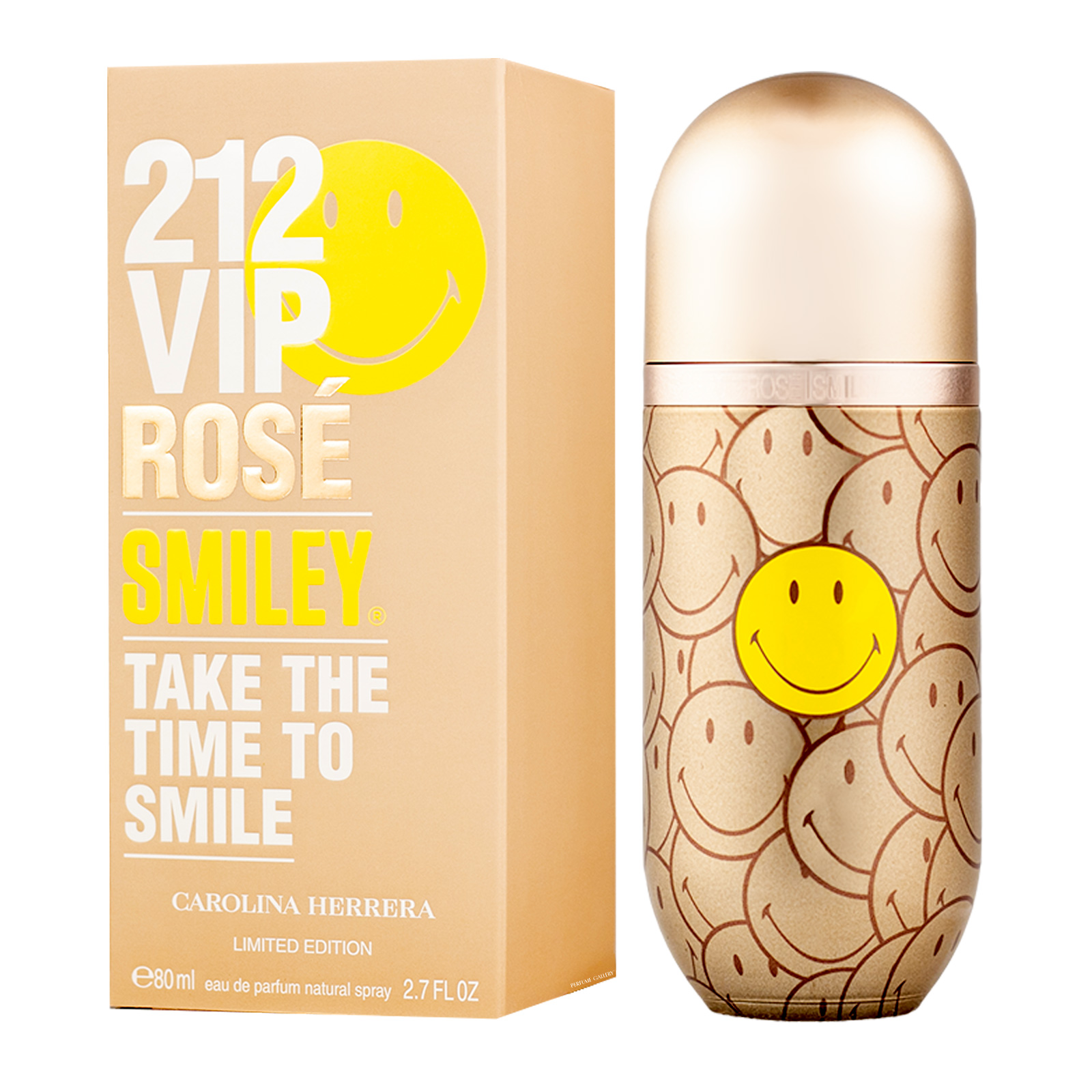 Carolina Herrera 212 Vip Rosé Smiley Limited Edition EDP 80ml