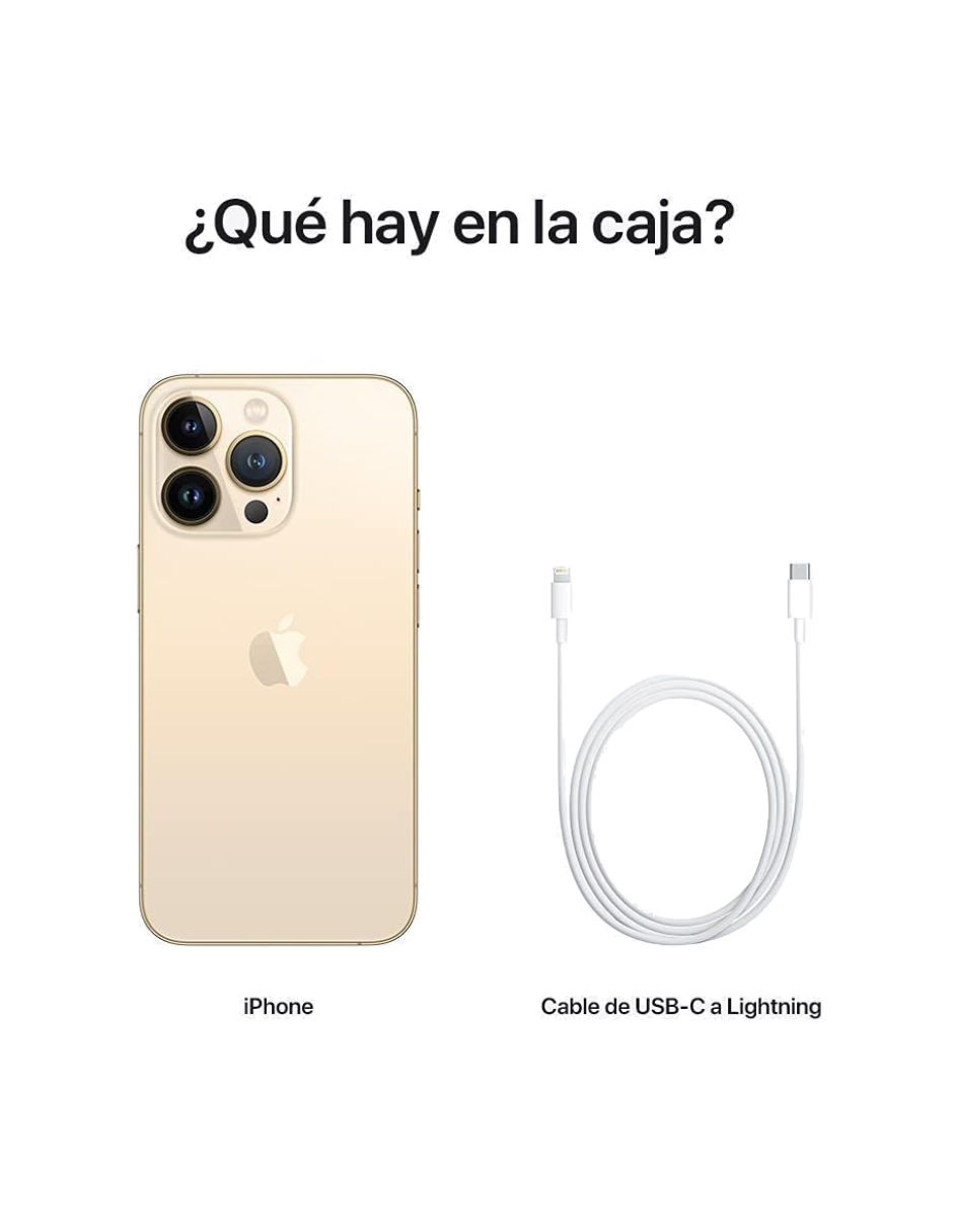 Apple iPhone 13 Pro (256 GB) - Color Oro (Reacondicionado)