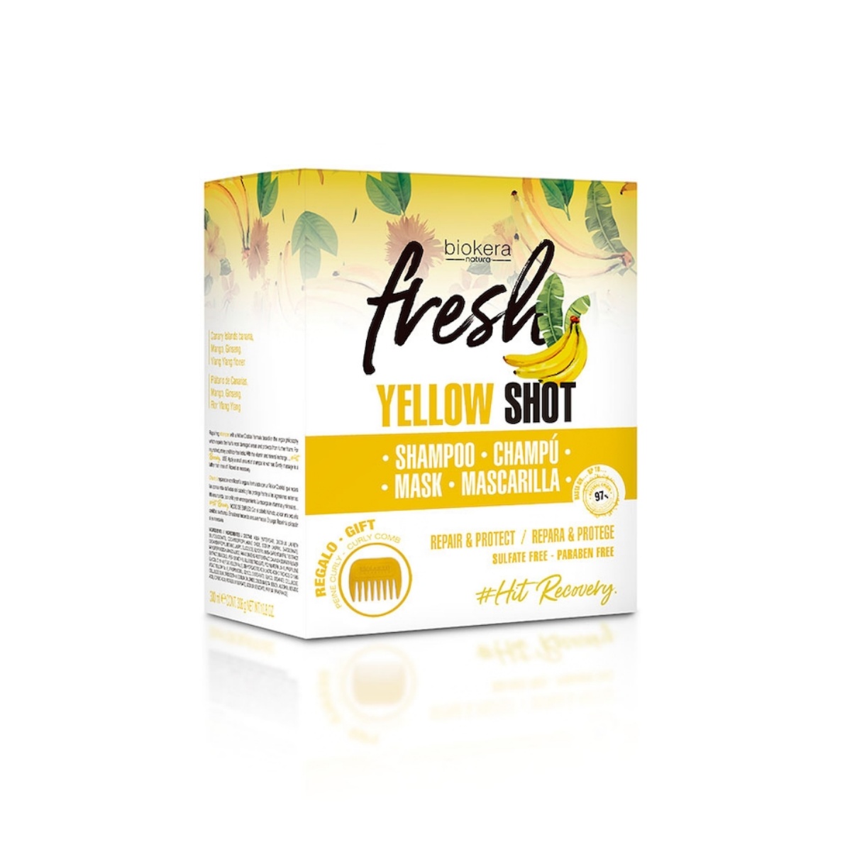 Salerm Biokera Fresh Yellow Shot Shampoo Y Mascarilla Pack 300ml/200ml