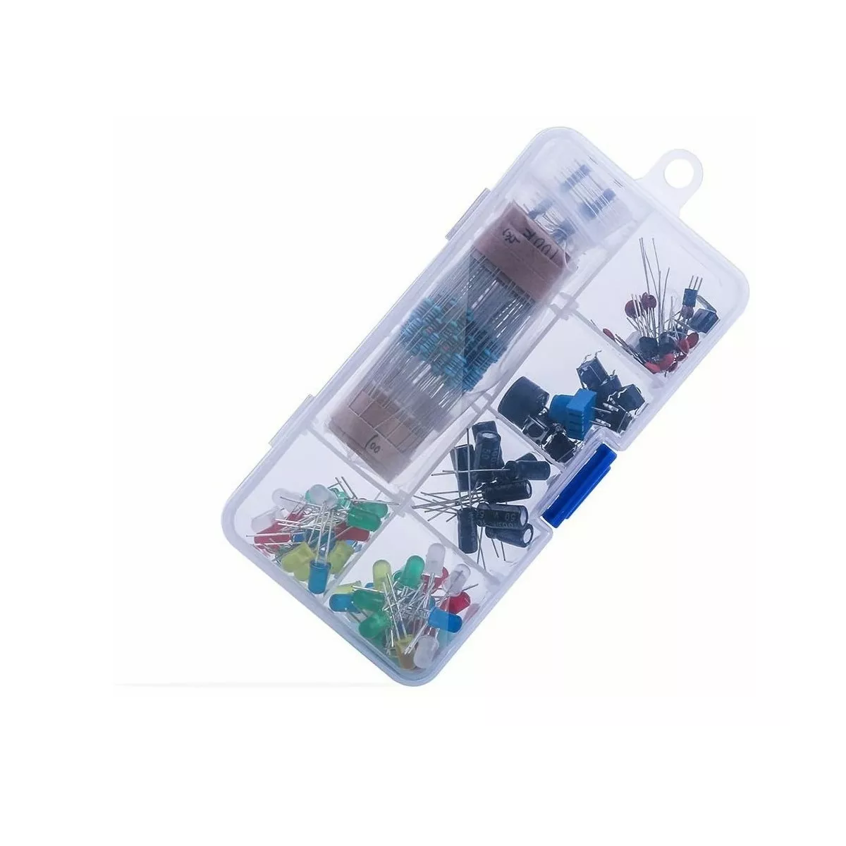 Kit Intermedio Electrónica Led Resistencia Capacitor 223pzas