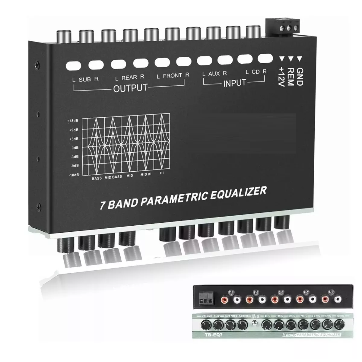 Ecualizador De 7 Bandas Con Epicenter Bass Audiocontrol