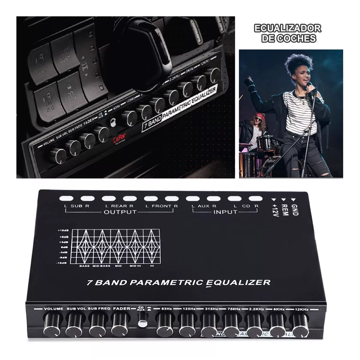 Ecualizador De 7 Bandas Con Epicenter Bass Audiocontrol