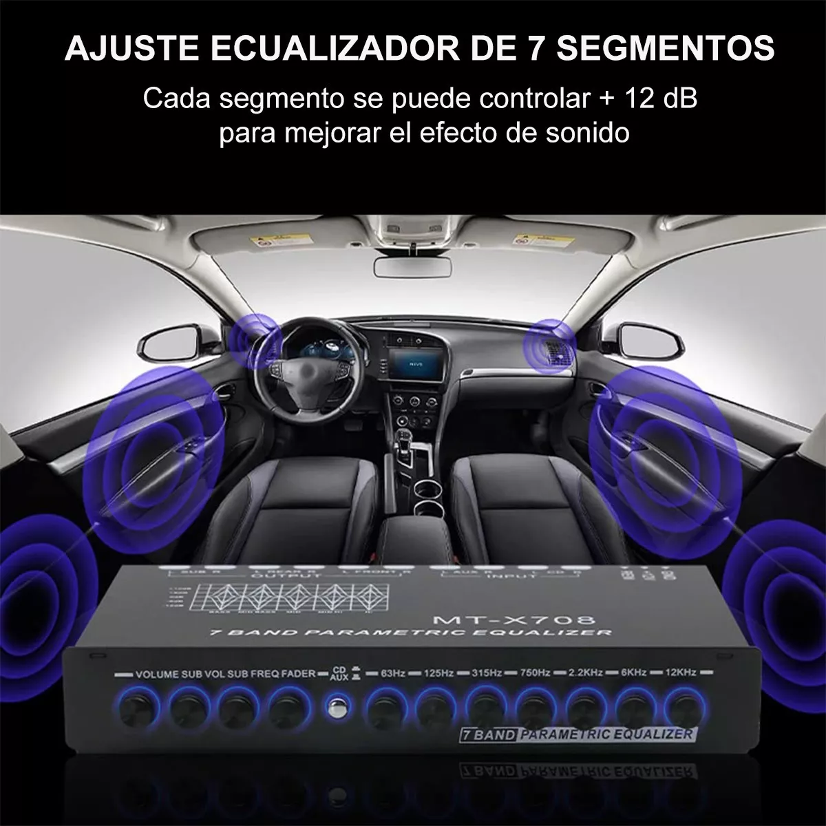 Ecualizador De 7 Bandas Con Epicenter Bass Audiocontrol