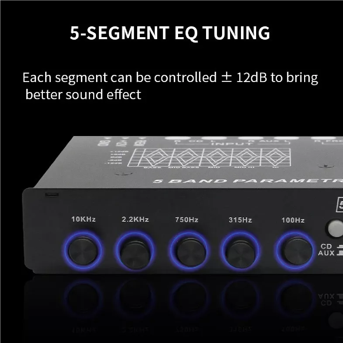 Ecualizador De Coche Ecualizador De 5 Bandas Eq