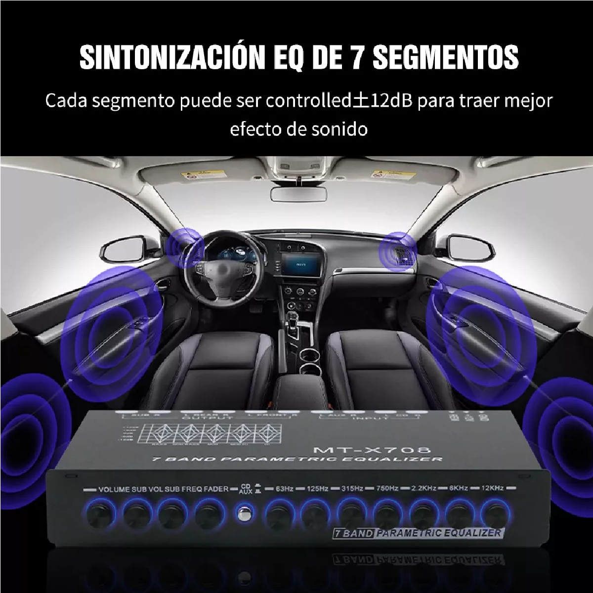 Ecualizador De Coche Ecualizador De 7 Bandas Eq