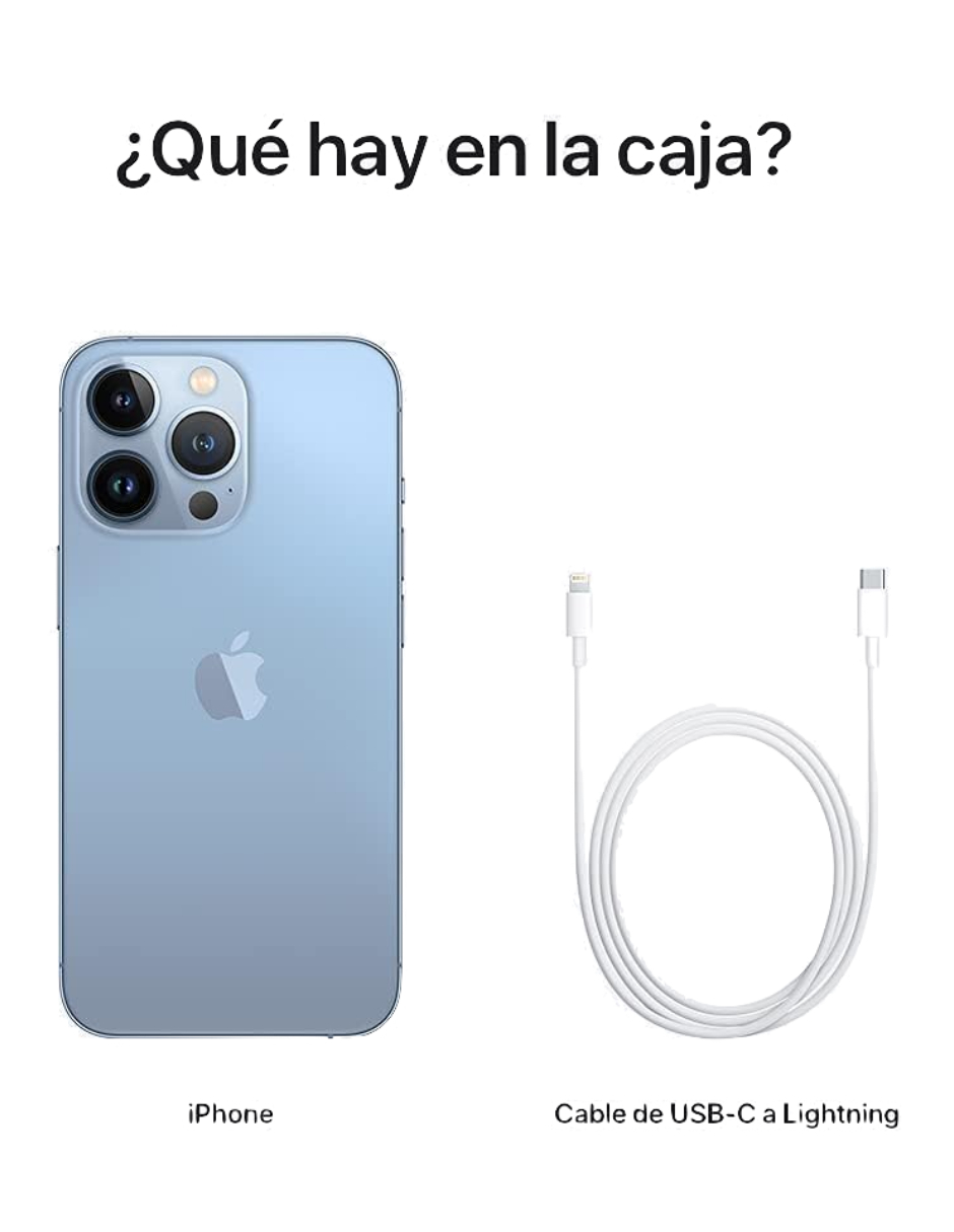 Apple iPhone 13 Pro (256 GB) - Color Azul Sierra (Reacondicionado) Grado A