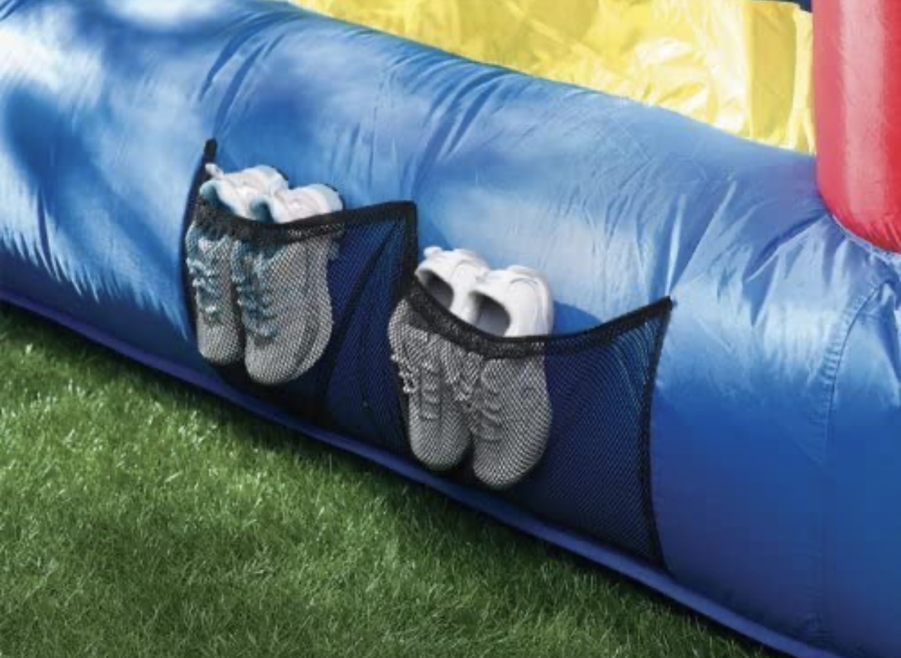  Brincolin Rebotador Little Tikes Shady Jump Side Con Resbaladilla Para Exterior 
