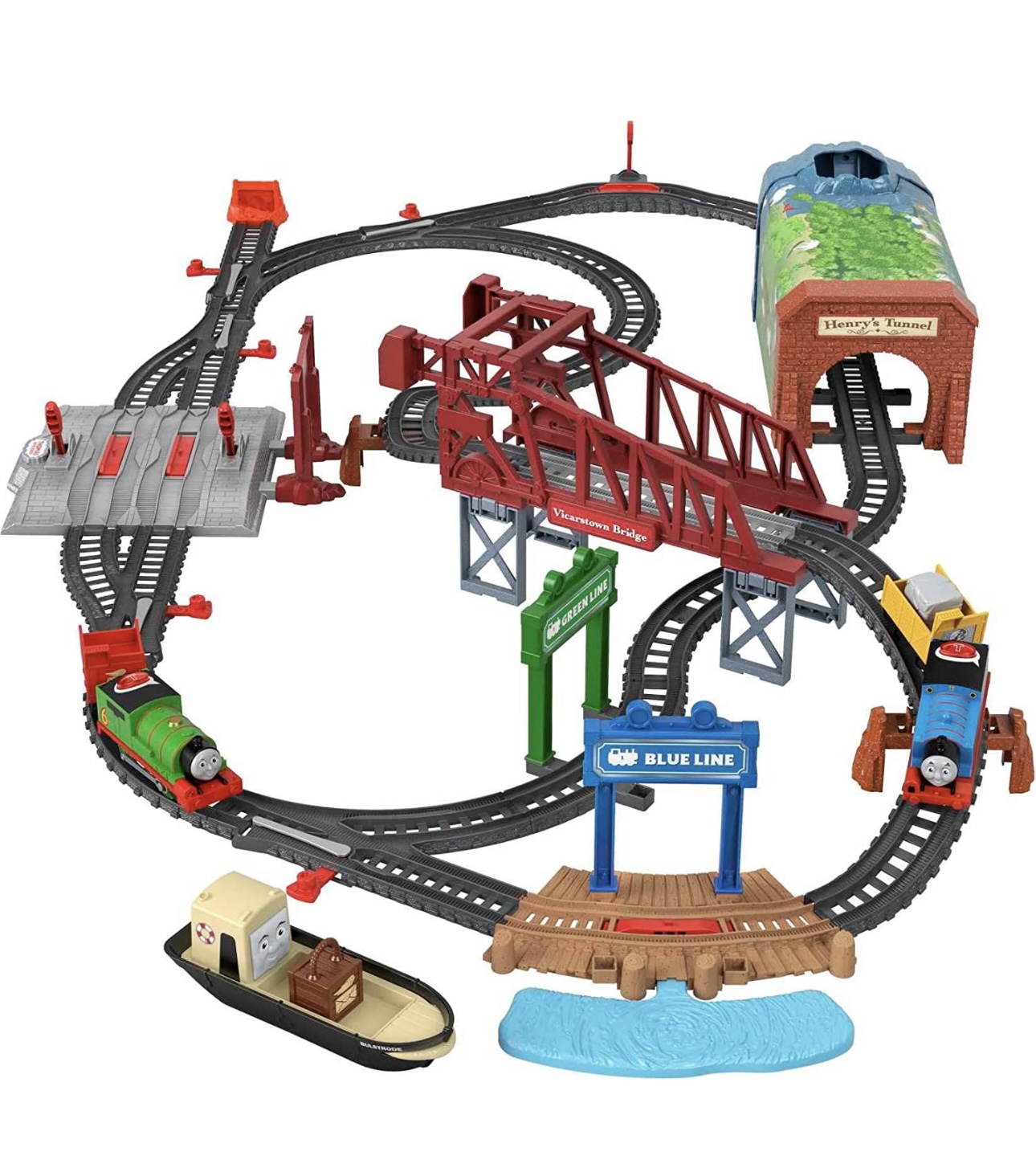 Pista Thomas Friends Talking Thomas Percy Train Set Tren