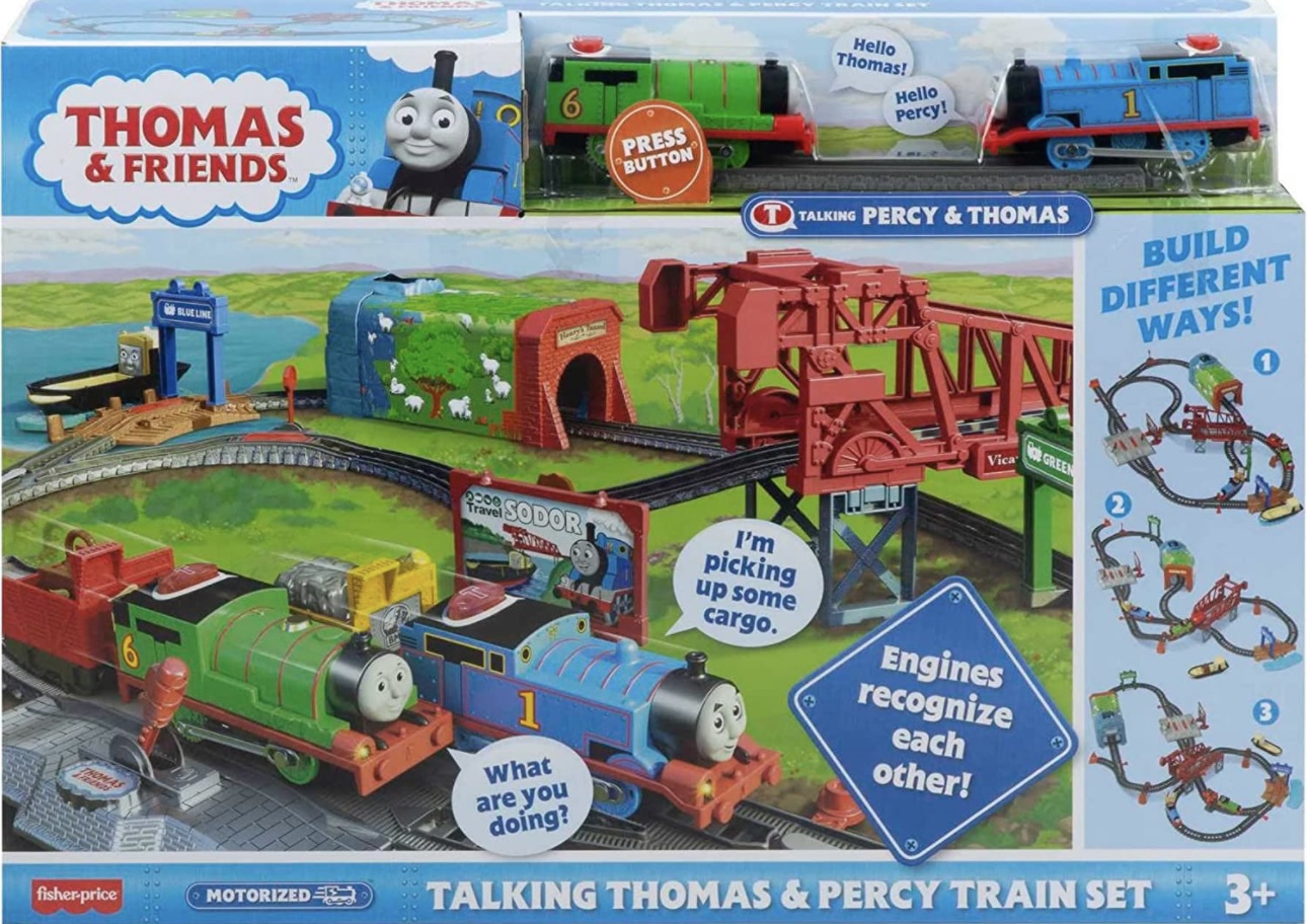 Pista Thomas & Friends Talking Thomas & Percy Train Set Tren