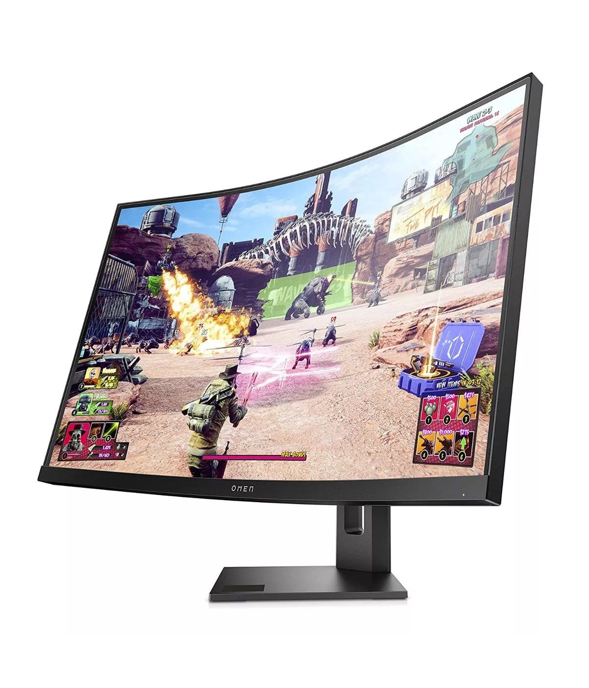 Monitor Gamer Hp Omen 35D67AA, 27 Pulgadas Qhd 2560 x 1440p Curvo 240hz