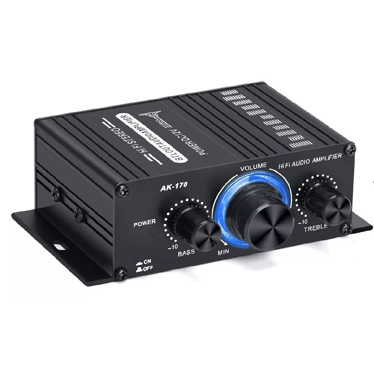 Mini Amplificador De Potencia De Audio P /auto Casa 2 Canal