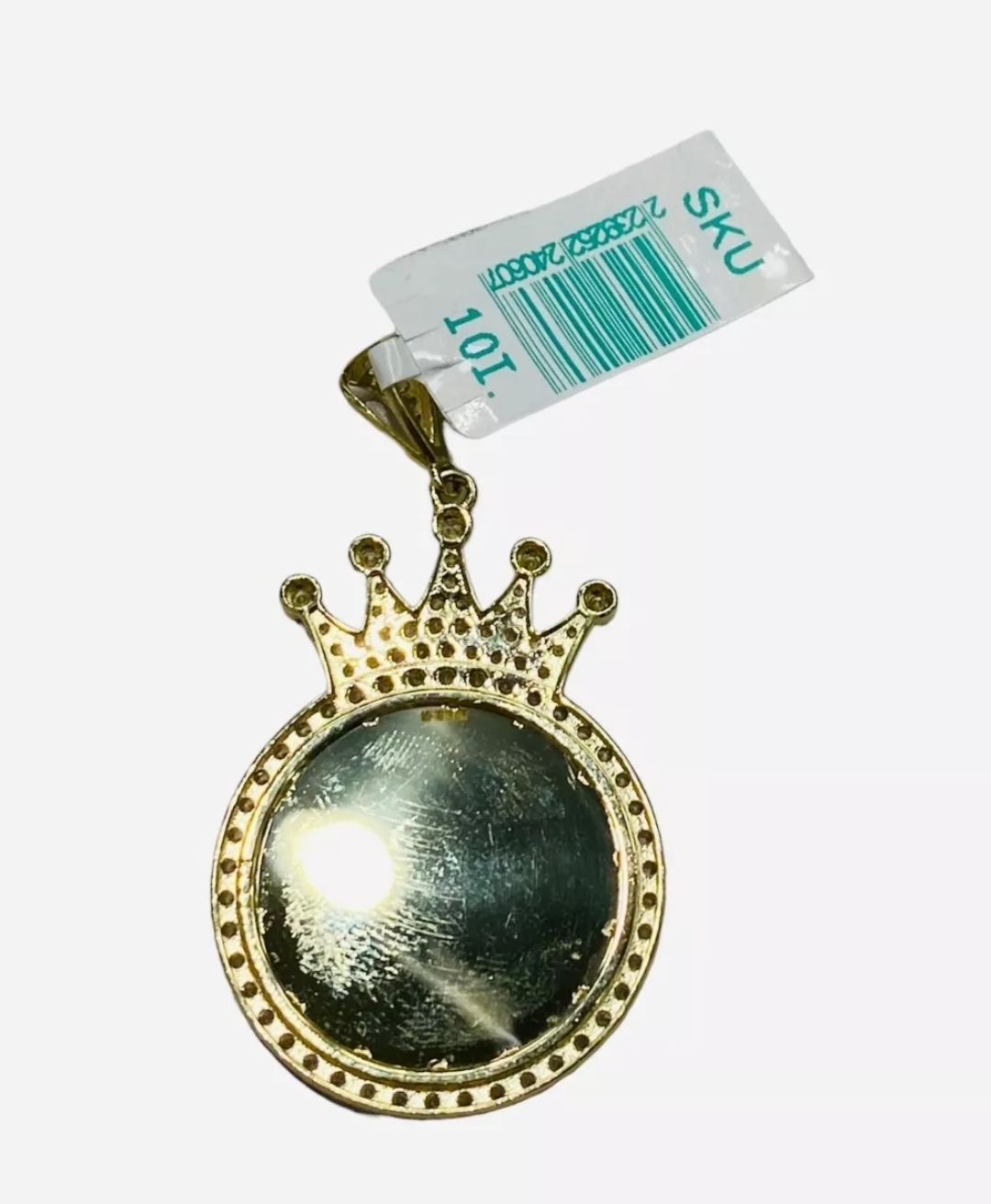 Increíble Dije De El Espejo De Blanca Nieves En Oro De 10 K