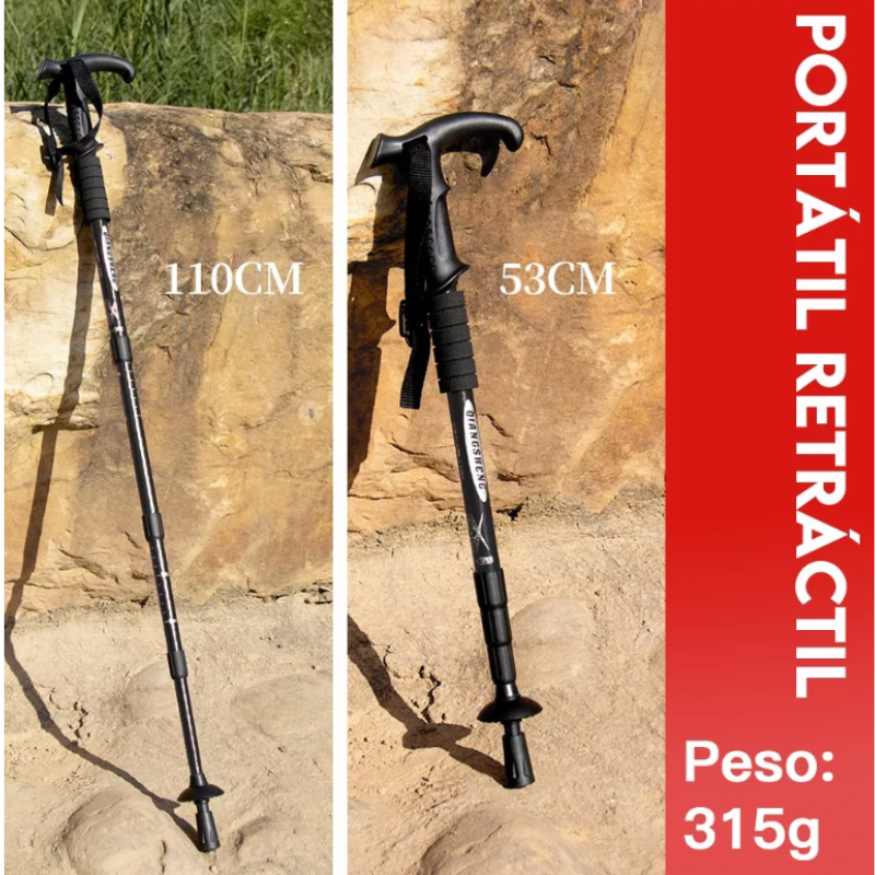Bastones De Senderismo Trekking Plegables