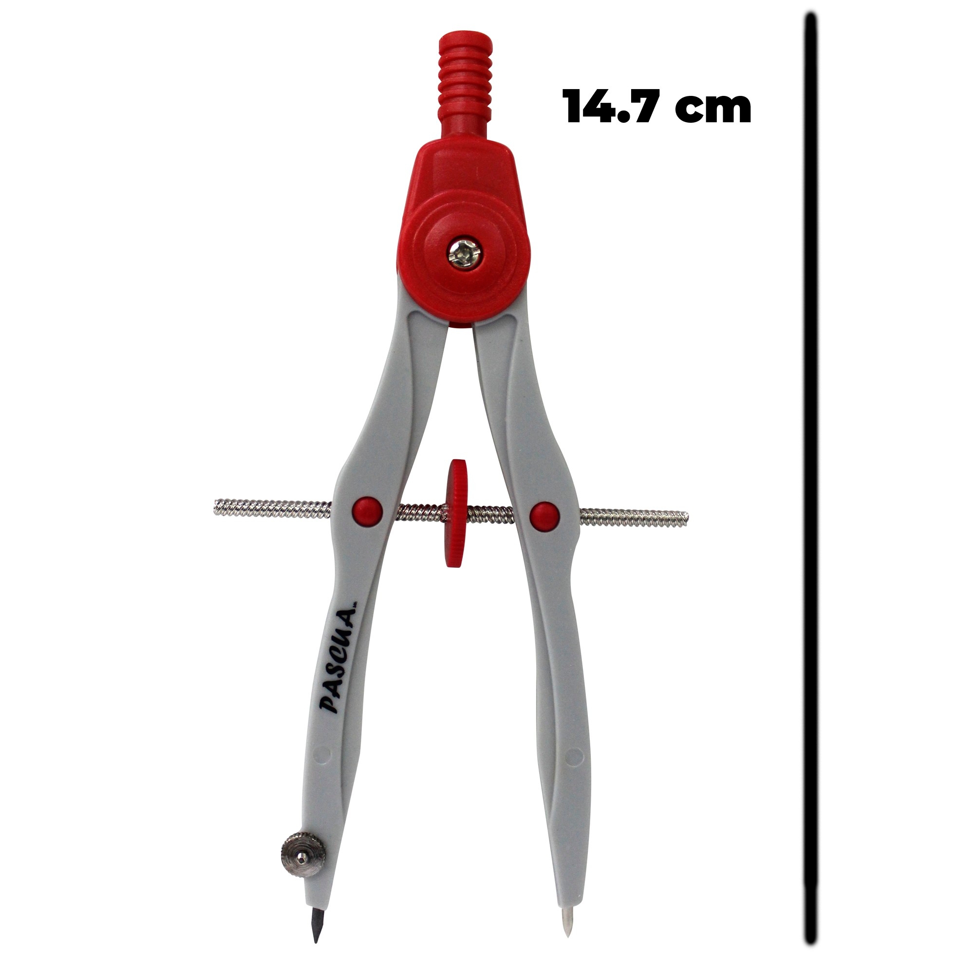 Compás de plástico herramienta de precisión para geometría, matemáticas, dibujo, escuela, casa, oficina y manualidad DIY