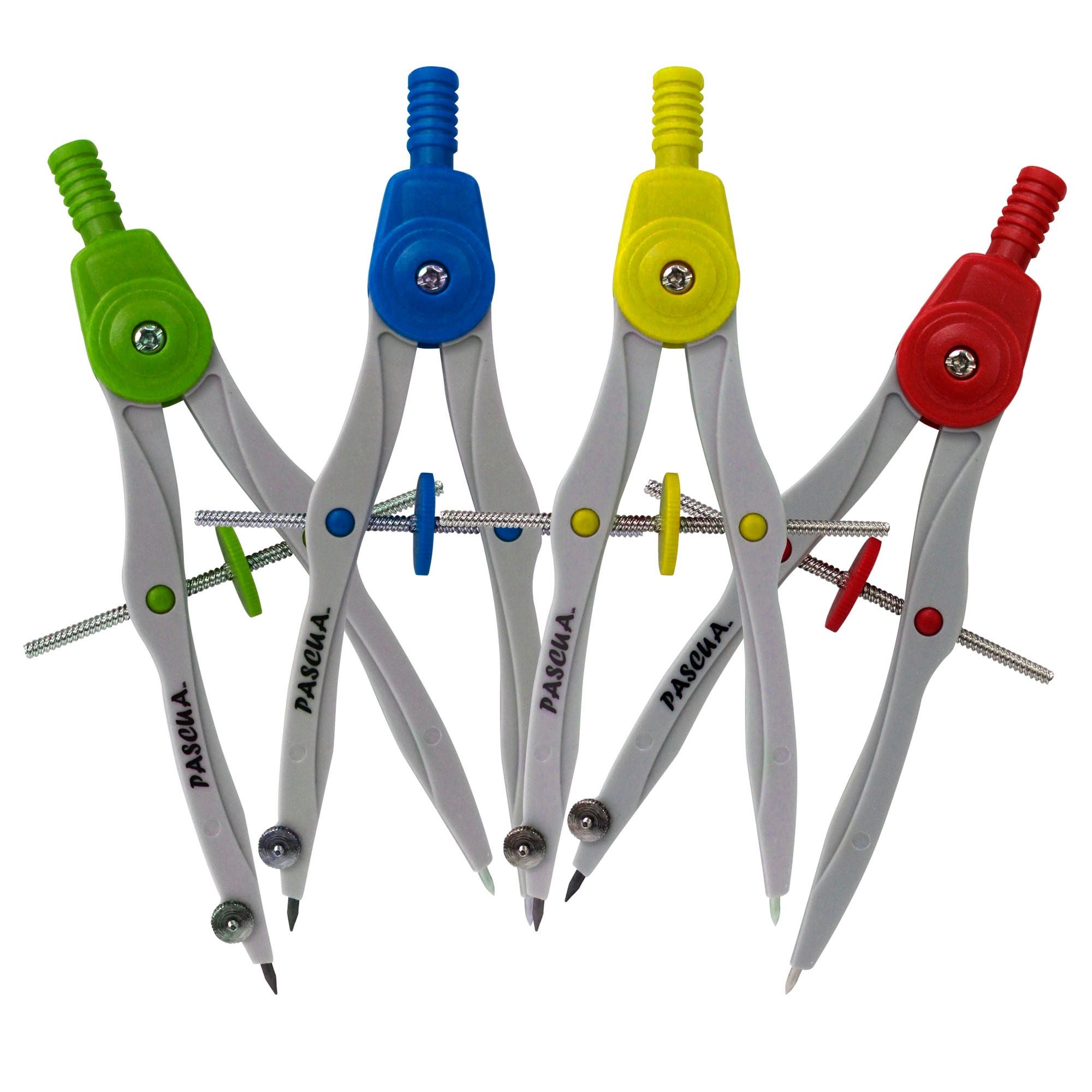 Compás de plástico herramienta de precisión para geometría, matemáticas, dibujo, escuela, casa, oficina y manualidad DIY