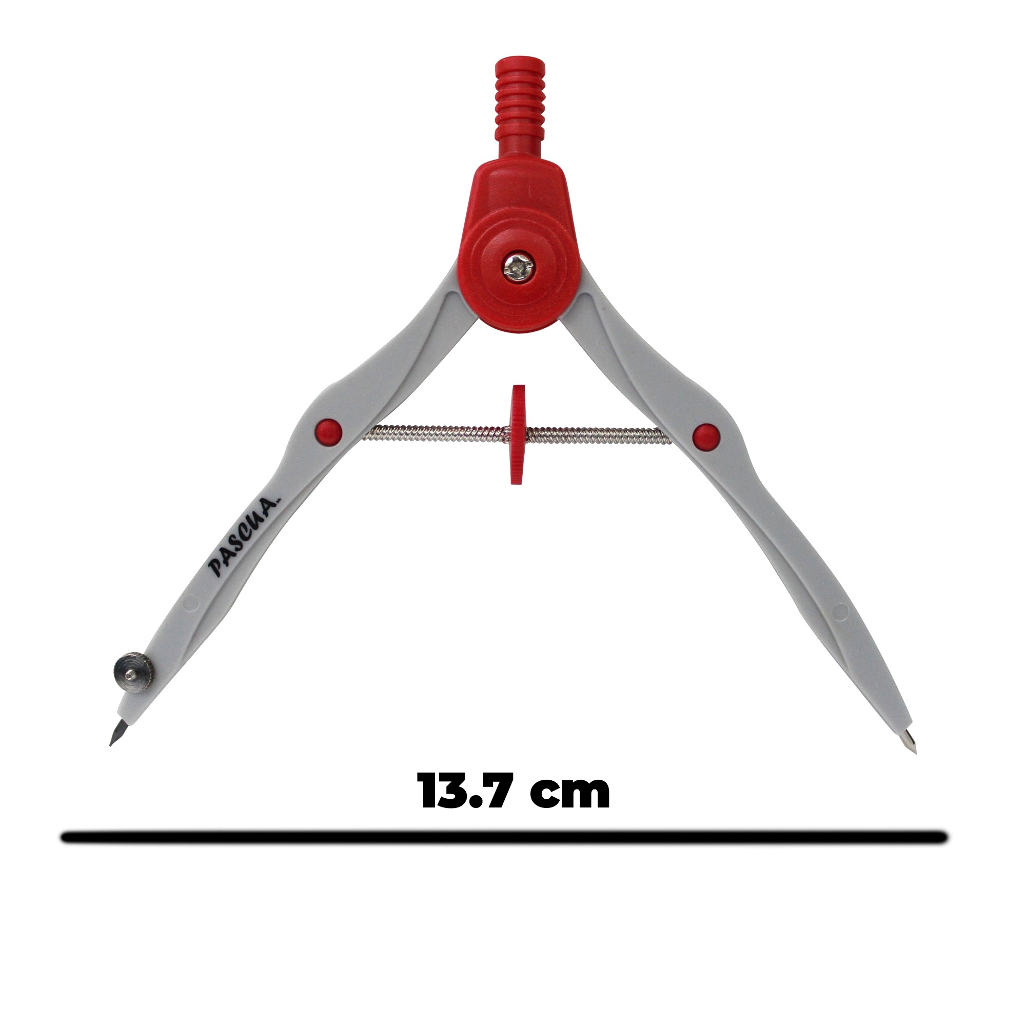 Compás de plástico herramienta de precisión para geometría, matemáticas, dibujo, escuela, casa, oficina y manualidad DIY