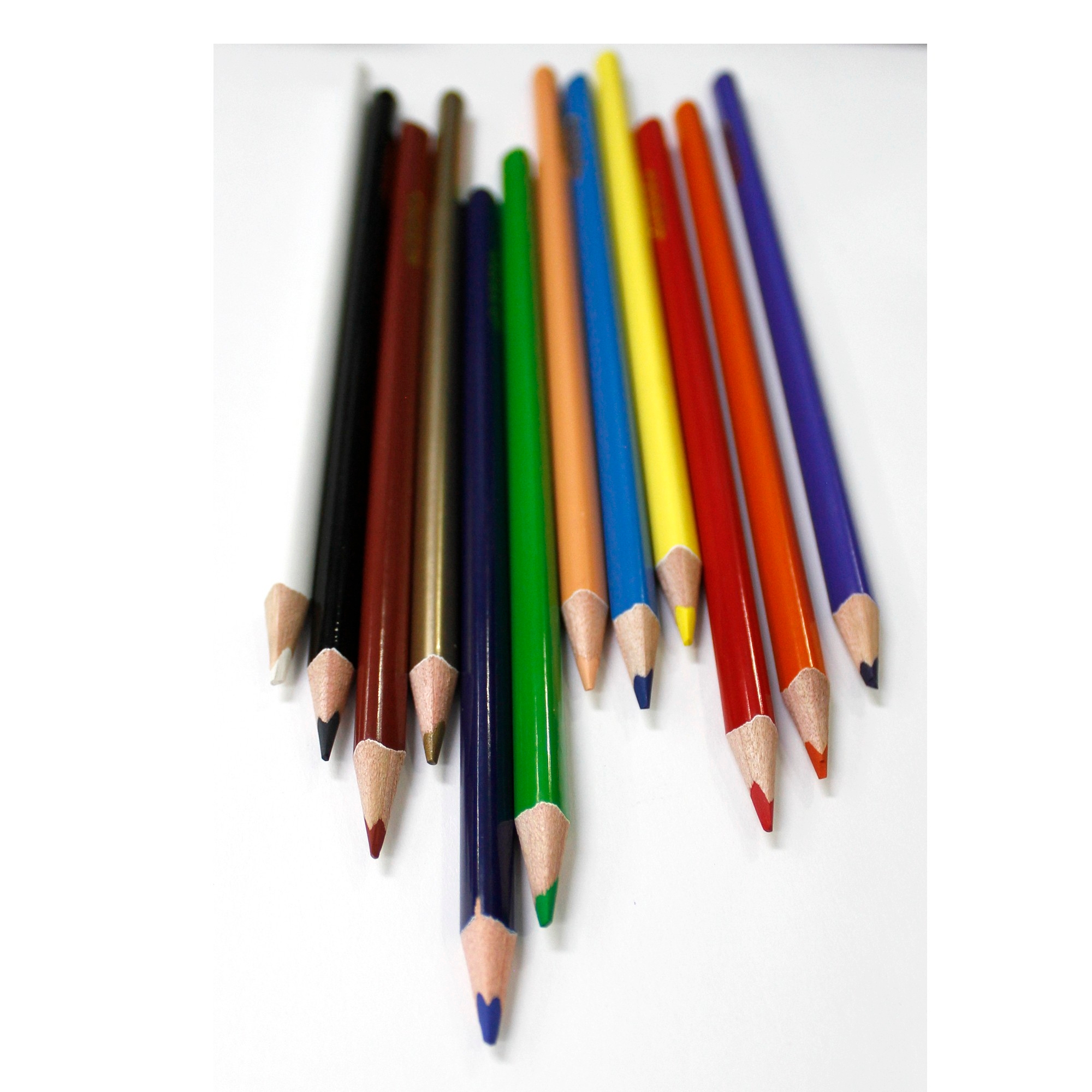 12 Lapices De Colores Para Actividades Creativas Con Niños