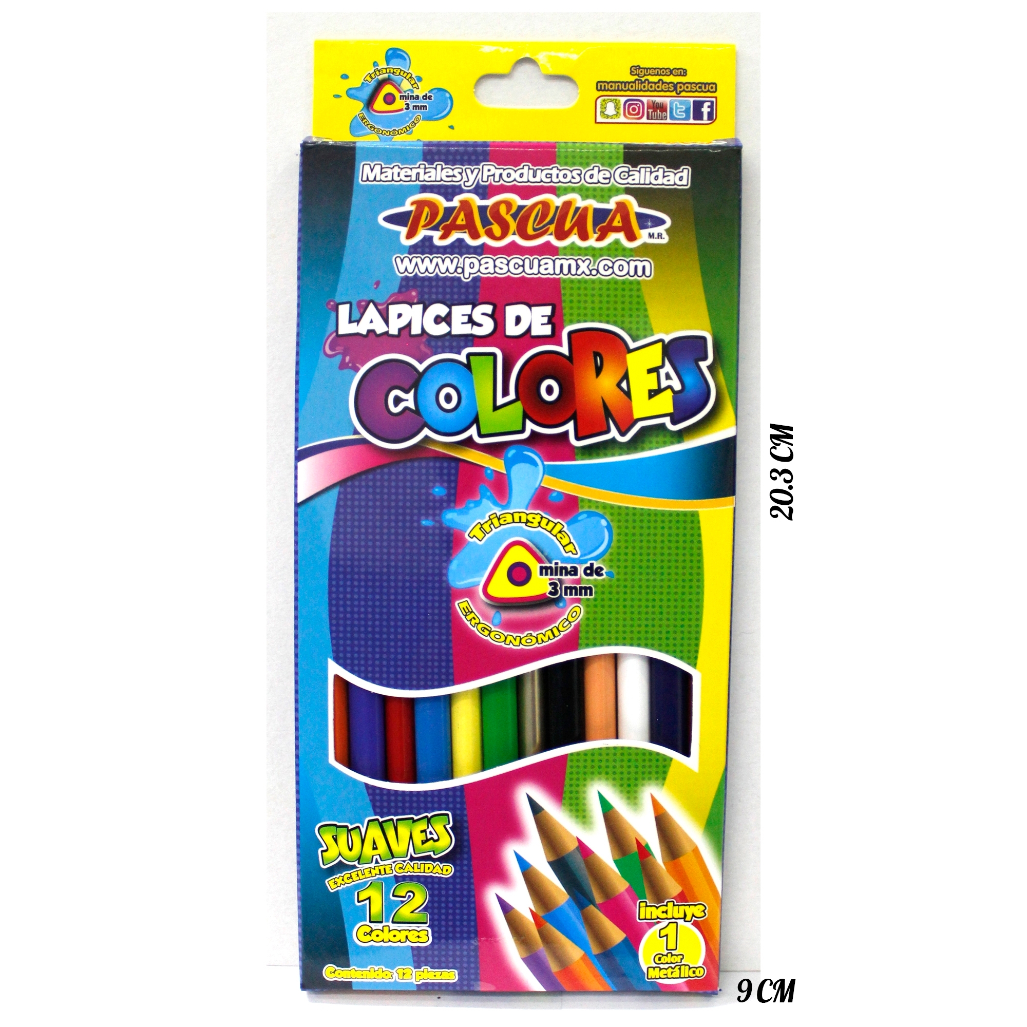 12 Lapices De Colores Para Actividades Creativas Con Niños